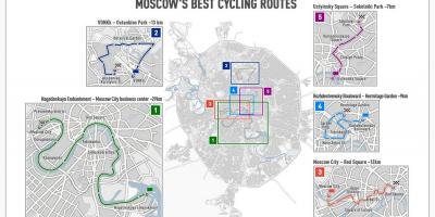 Moskva bizikleta mapa