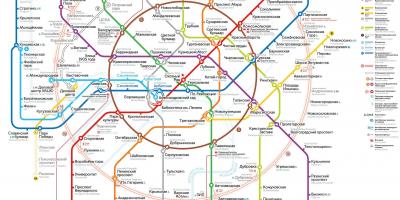 Moskva garraio mapa