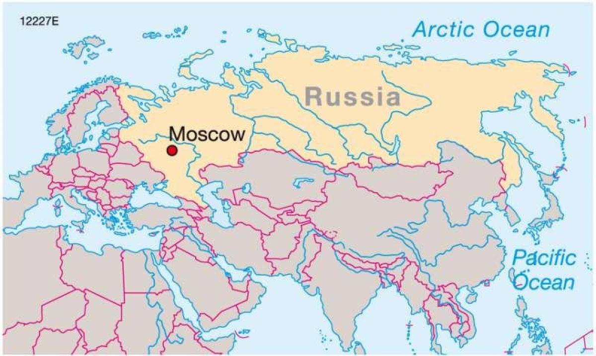 Mosku Errusiako mapan