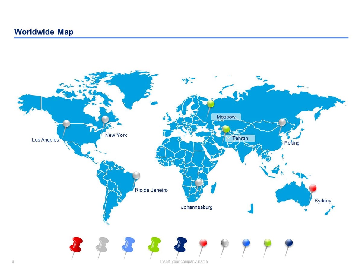 Mosku Errusia munduko mapa