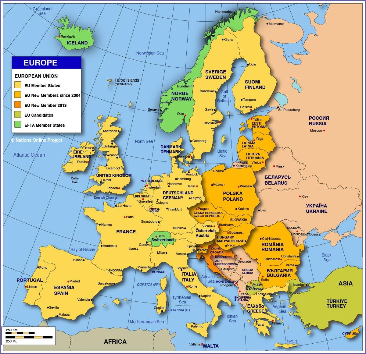 Mosku kokapena munduko mapa