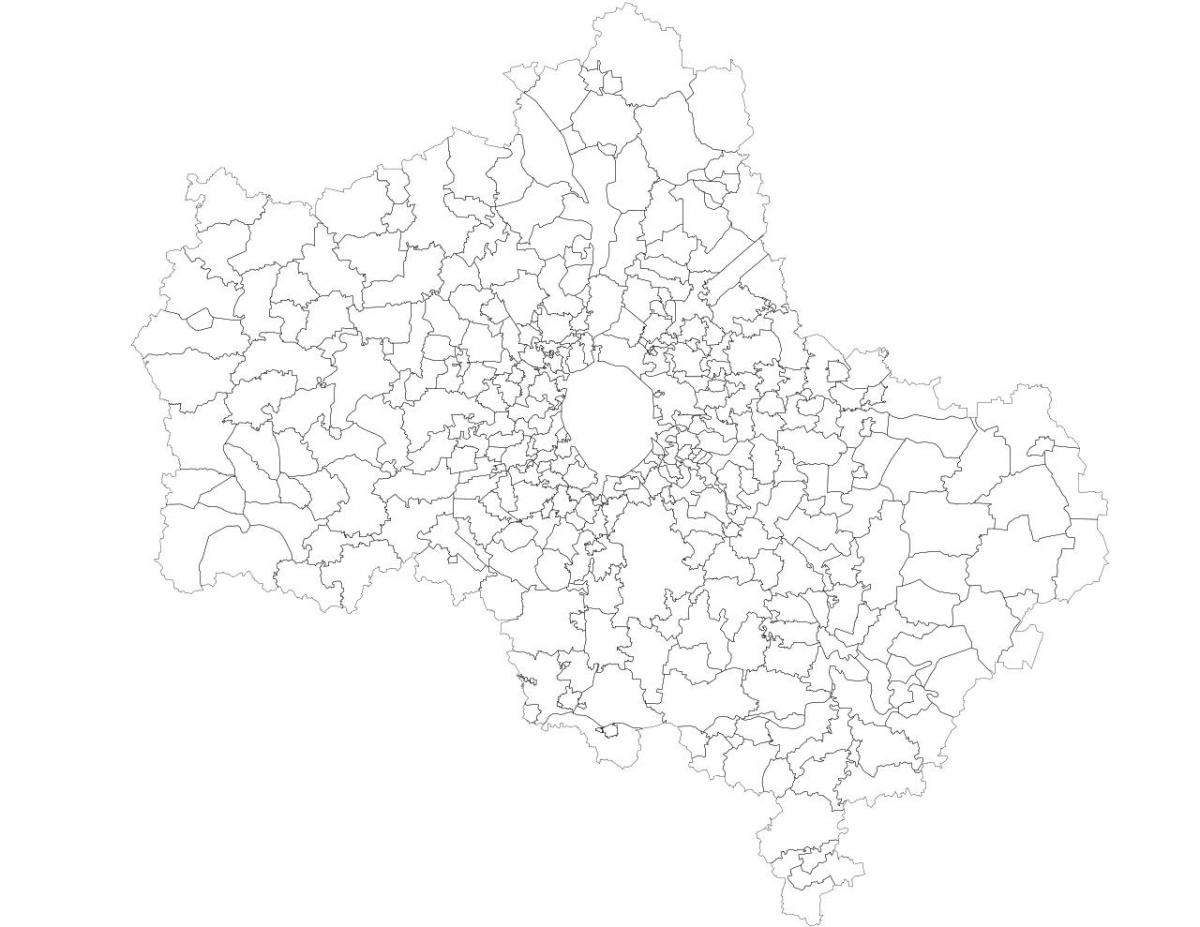 Moskva udalerrien mapa